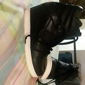 Ltd Edition A.S.H. Black Platform High Top Sneaker